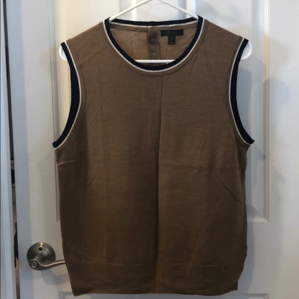 J. Crew sleeveless sweater shell